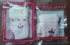 ディズニー　リルリンリン　クリスマス　クリームフィルドビスケット　手袋　靴下