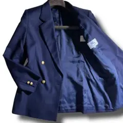 極美品　バーバリー　卒服150 スカートセットアップ ノバチェック　紺ブレ