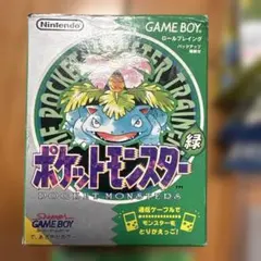 箱説明書地図付き ポケットモンスター緑 ゲームボーイソフト - メルカリ