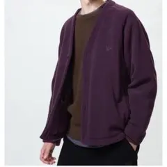 UNIQLO Needles フリースオーバーサイズカーディガン XL パープル