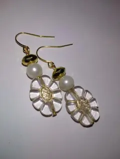 ハンドメイドアンティーク風ピアス