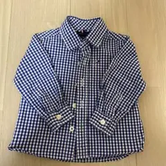 TOMMY HILFIGER チェックシャツ 6-9M