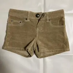 Dosch ベージュ コーデュロイ ショートパンツ
