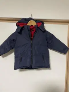 babyGap ネイビー ダウンジャケット フード付き