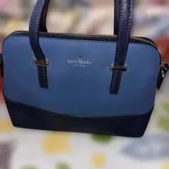 未使用品　kate spade ネイビー ブラック ハンドバッグ2way