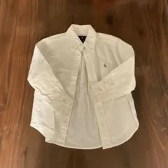 【RALPH LAURENラルフローレン】長袖シャツ白 100 フォーマル入園式