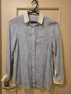 Comme Ca Du Mode ストライプ長袖シャツ