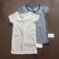 UNIQLO ストライプ柄半袖Tシャツ 80cm 2枚セット　新品未使用