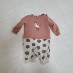 切り替えトレーナー風ロンパース