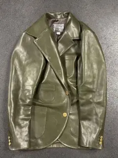 値下げ【限定品】オルゲイユ　レザージャケット　or4258 サイズ40のサムネイル