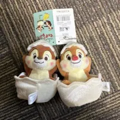 チップとデール　ディズニーストア　ぬいぐるみ　キーホルダー　キーチェーン