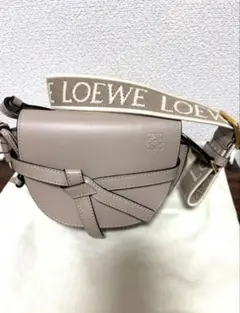 即決限定価格 LOEWE ゲートデュアルバッグスモール サンド - メルカリ