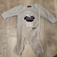 GELATO PIQUE ベージュロンパース　70～80