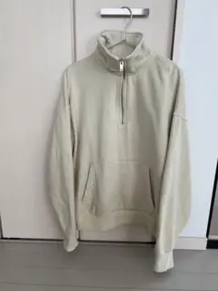 美品ZARA ハーフジップトレーナー スウェットM