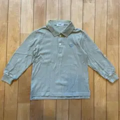 ベージュ ポロシャツ サイズ110長袖カットソー
