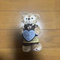 美品 ダッフィー ぬいぐるみバッジ バレンタイン　2012