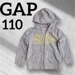 美品❤️GAP 【XS】STAR WARS グレー パーカー 起毛フードアウター