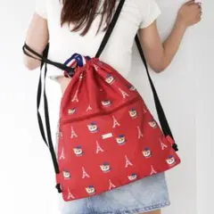 ポールアンドジョー ヌネット 猫 リュック バッグ ナップサック ヌネット