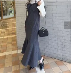 【ayano企画】 インナーセットリボンキャミワンピ　ドット
