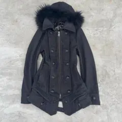 WILD PARTY Fur Hoodie Napoleon Jacket 黒のサムネイル
