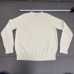 UNITED ARROWS クリーム リブニット　シルク　コットン　最終値引
