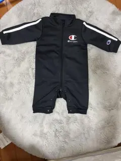 Champion ブラックロンパース 80サイズ