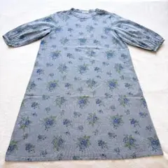 【新品未使用】しまむら BEGUM コラボ 花柄ワンピース Lサイズ 綿100%