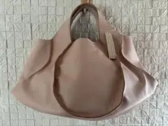 ヨーガンレール レザー ハンドバッグ ピンクベージュ 美品のサムネイル