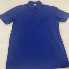 UNIQLO ユニクロ ボタンダウン ポロシャツ ブルー Mのサムネイル