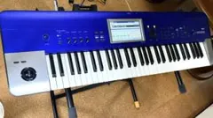 KORG KROME 61鍵 BLUEシンセサイザー（メンテナンス済み） Korg Krome-61-BL Blue Keyboard Synthesizer with Soft Case and