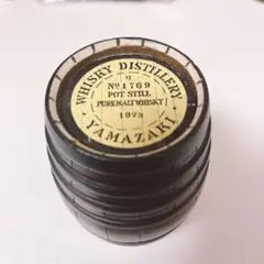 サントリー　山崎　ウィスキー　木製　樽　ミニ樽　ミニチュア　置物　非売品