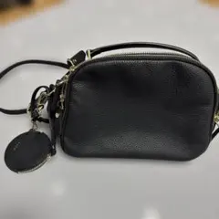 美品！本革　はあちゅう　HAYNI ショルダーバッグ ブラック ミニポーチ付きのサムネイル