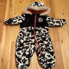 moujonjon 迷彩柄 子ども用スノーボードウェア