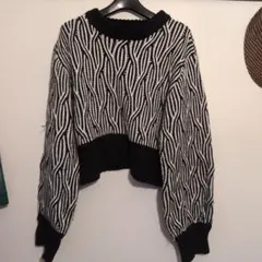 GRL クロップドニット 長袖