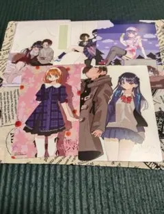 僕の心のヤバイやつ　　アニメイト　特典　イラストカード　5種　コンプリート