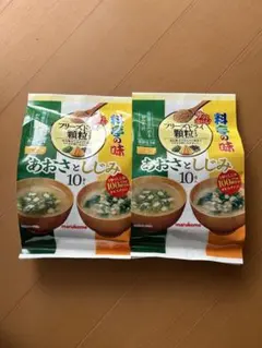 マルコメ 料亭の味 フリーズドライ 顆粒 あおさとしじみ 10食入 2袋セットのサムネイル