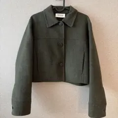COMPTOIR DES COTONNIERS ウール混ショートジャケット　Mのサムネイル