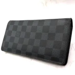 ルイヴィトン ダミエ コバルト ブラザ 長財布 ポルトフォイユ 감색