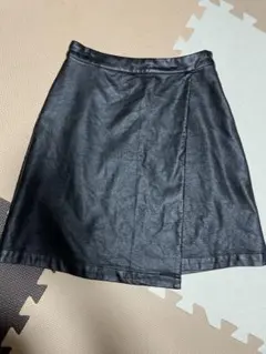 ブラック ラップスタイル ミニスカートのサムネイル