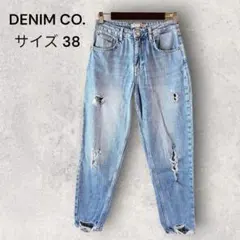 DENIM CO. ダメージジーンズ ジーパン　デニム 38 Mサイズ相当