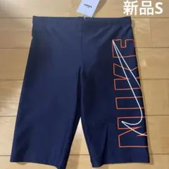 新品　ナイキ　競泳水着　水着　メンズ　S ネイビー　オレンジ