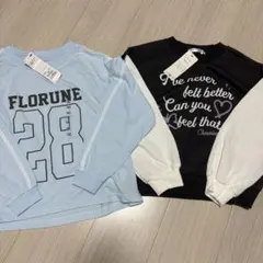 新品　　トレーナー　　長袖カットソー　２セット
