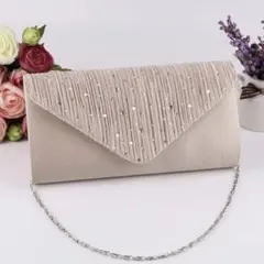 パーティーバッグ 結婚式 二次会 可愛い 2way ゴールド