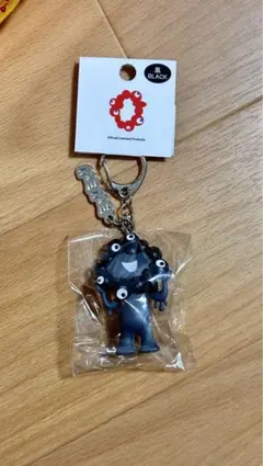 黒ミャクミャク　PVC プレート付き　キーホルダー