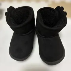 キッズブーツ ブラック 面ファスナーのサムネイル