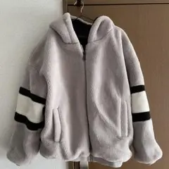 nebs addictive design ボアブルゾン Lサイズ グレー
