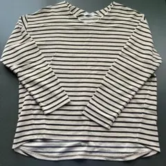 【匿名発送】レディース　ボーダー柄長袖カットソー　サイズS