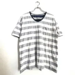 部屋着　半袖　tシャツ ボーダー　コットン 100% ルームウェア　アンサンブル