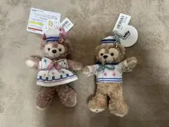 A*o様 新品紙タグ付✩ディズニー シー ぬいぐるみバッジ 5種セット ダッフィ A*o様 新品紙タグ付✩ディズニー シー ぬいぐるみバッジ 5種セット