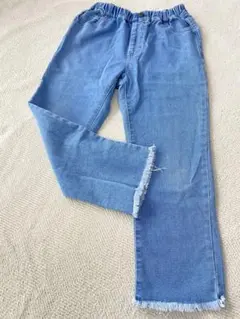 B:MING by BEAMS ビームス デニムパンツ 130 フリンジ 美品